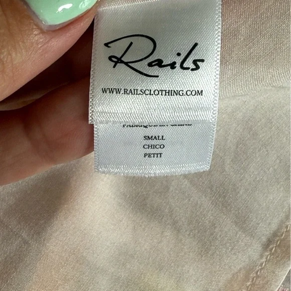 Rails Rumi Diamond Tie-Dye Smocked Midi Dress Size Small petite - Picture 12 of 15